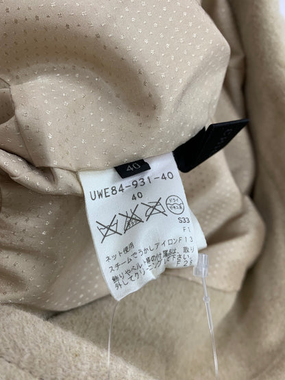トゥービーシック UWE84-931-40 コート 40 ベージュ ウール ボタン ITIE9YHH7ULW