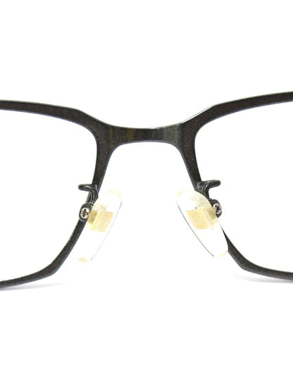 デュポン DP1050 メガネ メタルグレー/グリーン コンビフレーム フルリム スクエア ITBFMC6UKHW8