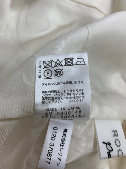 ロシャス AV-0400146 RZ24-00507AJ ノーカラージャケット 11 ホワイト ツイード ITRS5VDTZGYG