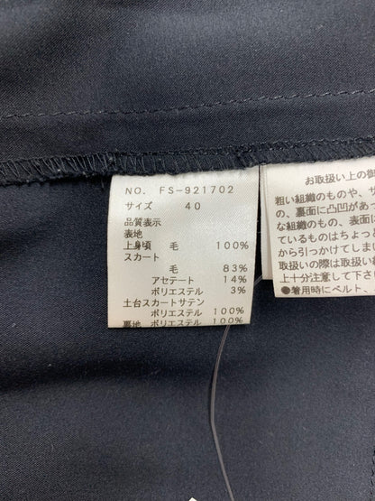 エムズグレイシー 921702 ワンピース 40 ブラック ティアード ラメ IT6DQYYJ60LC 【SALE】