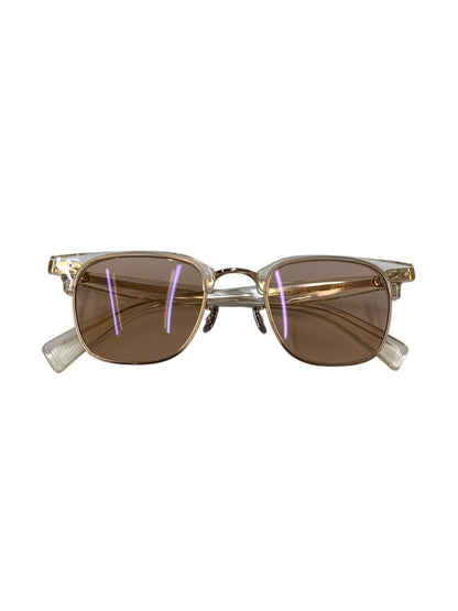 アイヴァン7285 コンビフレーム フルリム ボストン 644 メガネ クリアブラウン ITYSLXILNM5W