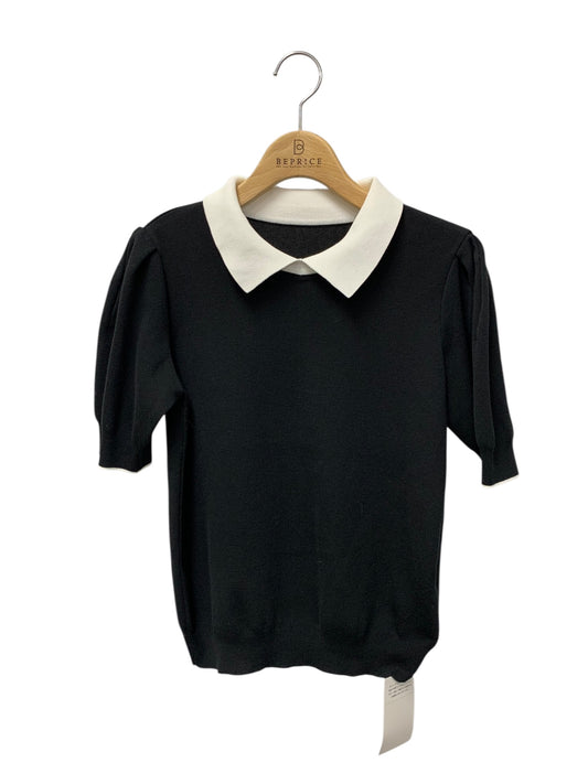 フォクシーブティック 42119 ニット セーター 38 ブラック Knit Top Collette ITHGTMP4HNTO