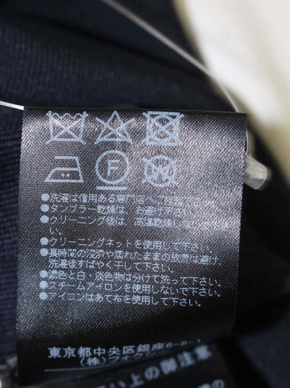 フォクシーブティック ニットトップス マグノリア 37627 38 ネイビー ストレッチ 襟付き ITLS6G3CVM1W