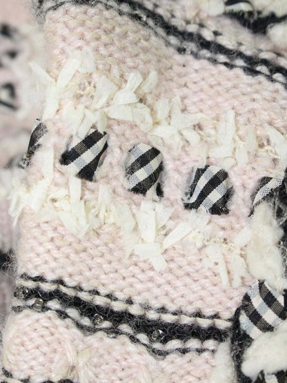 ルネ 6132320 ジャケット 36 ピンク ニット ツイード IT0OGTT0QLRC