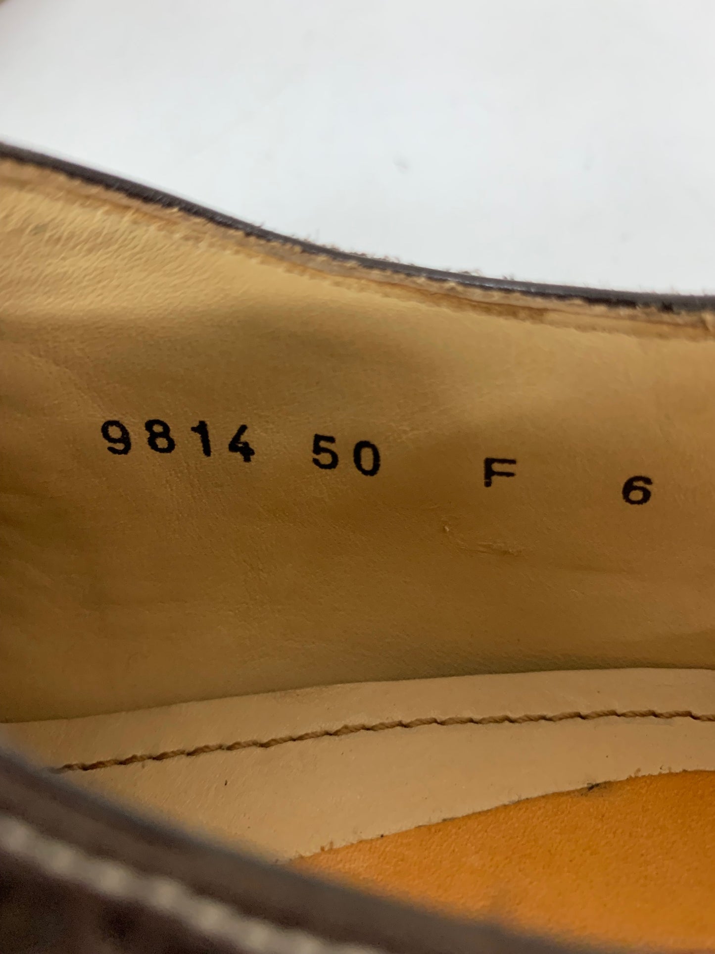 サントーニ 9814 シューズ 6 ブラウン 革 ウイングチップ ITEFI4VXIQ1W