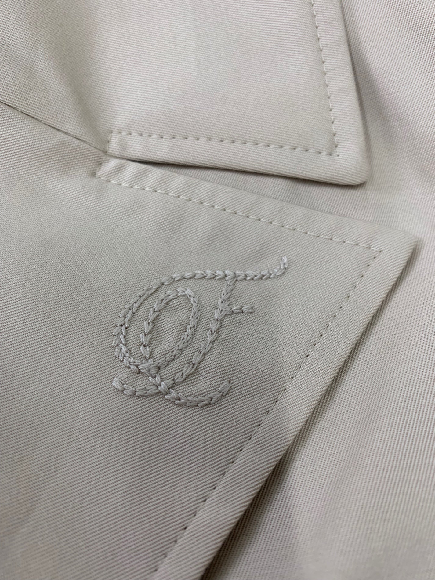 フォクシーブティック Coat Evette 43367 トレンチコート 42 ベージュ ダブルブレスト IT1EA71HE2DC