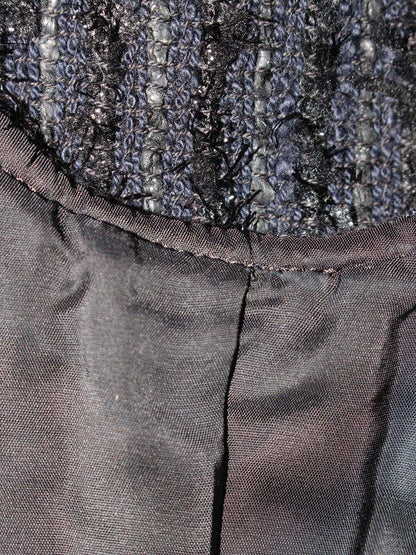 ルネ 6336440 ワンピース 34 ネイビー ツイード ITBMCXUTDYVO