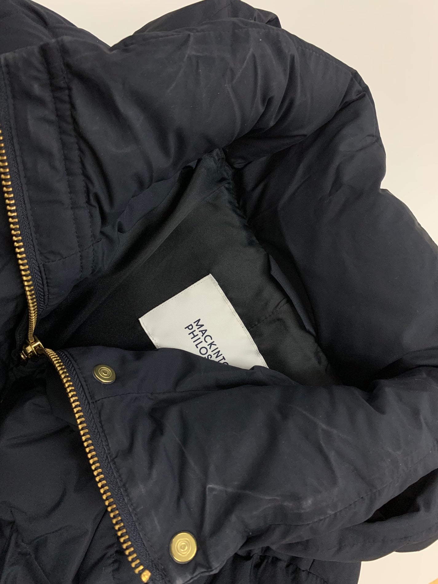 マッキントッシュフィロソフィー 【WEB&一部店舗限定】フーデットロングダウン H5A92-493-29 38 ネイビー ITZPW6VDDA2O