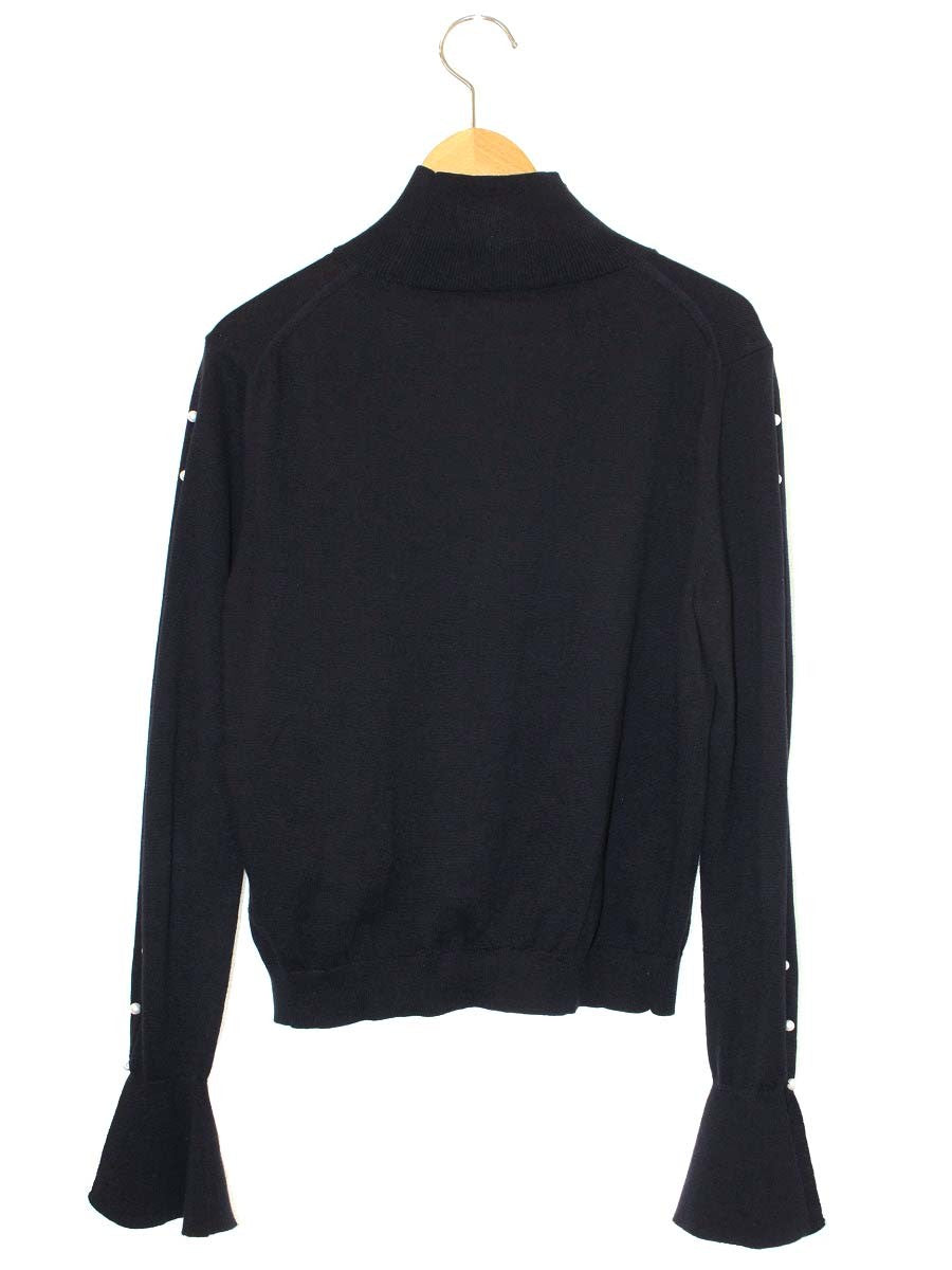 アディアム Acacia Turtleneck 42525 ニット S ネイビー ITESMRIJLPGK