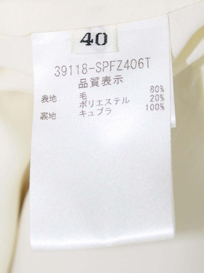 フォクシーブティック Elegant Long 39118 パンツ 40 ホワイト ワイド IT5WJXIISDPW