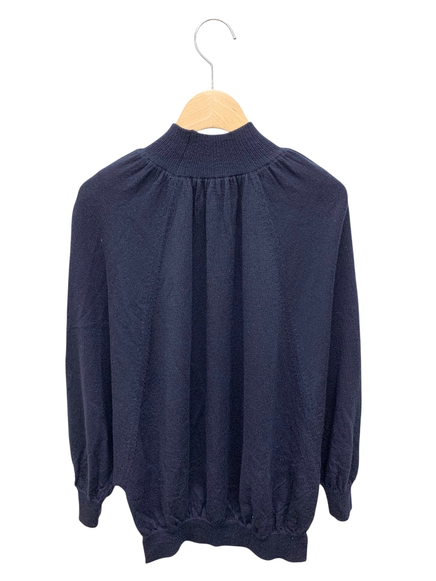 アドーア バソランウールタートルニット 531-3270032 38 ネイビー ITF9N79UDNOY