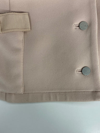 ルネ basic 5637060 ジャケット 38 ベージュピンク ノーカラー リボン ITPN0KGKXDG2 【SALE】