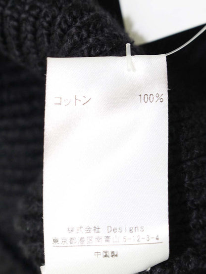 ブラミンク 7913-106-0017 ニットベスト 36 ブラック コットン ITLV56PL6KKY