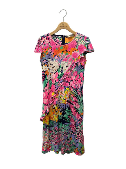 レオナール 0470072 ワンピース 38 マルチカラー フラワープリント IT78CRMU4EA0