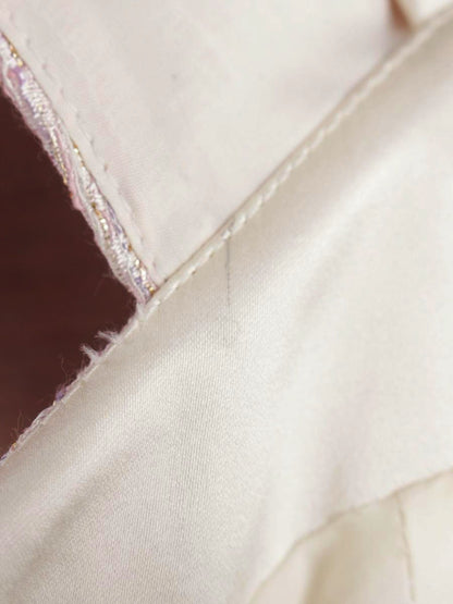 ルネ 6416020 ワンピース 34 ピンク TISSUE ツイード レース ITSOPAOE3VXU