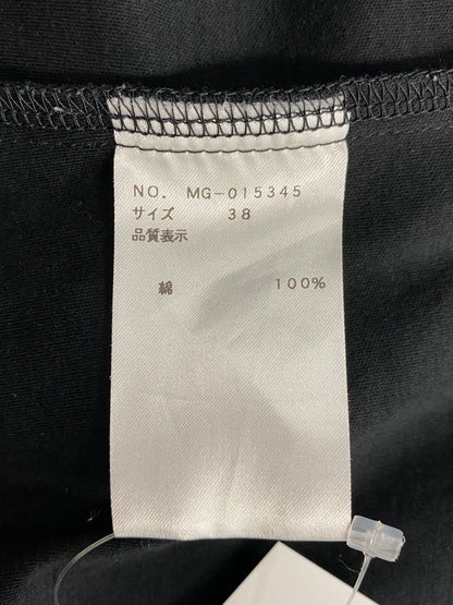 エムズグレイシー 015345 Tシャツ カットソー 38 ブラック フリル ITYEMIB3S7DS
