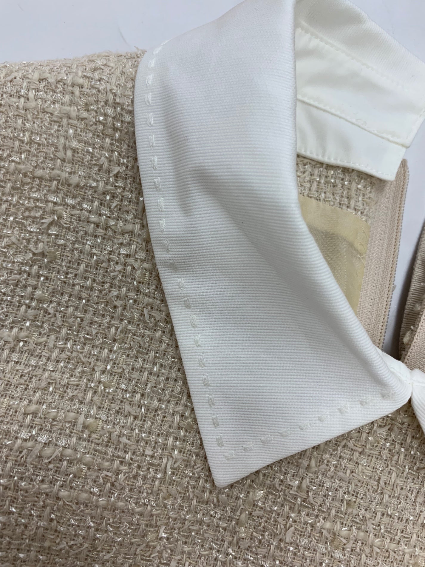 フォクシーブティック Dress Jessica ジェシカ 41449 ワンピース 40 ベージュ ツイード ITAGCHTRRO68