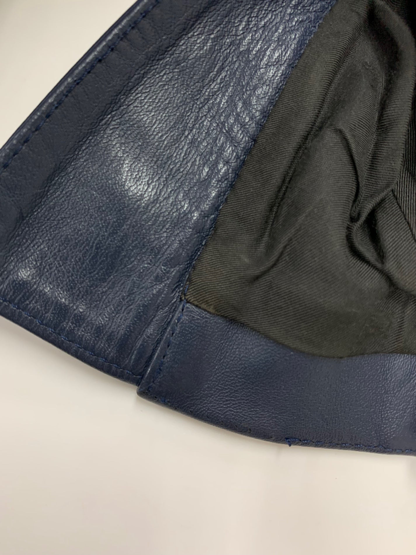 サンセットベイ CLYDE - NAVY ライダースジャケット 2 ネイビー シングル HORSE-HIDE IT6J9L87YTTQ