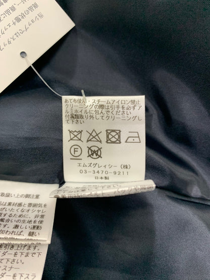 エムズグレイシー 511114 ワンピース 40 ブルー リボン センタージップ IT6Q5QR175Q8