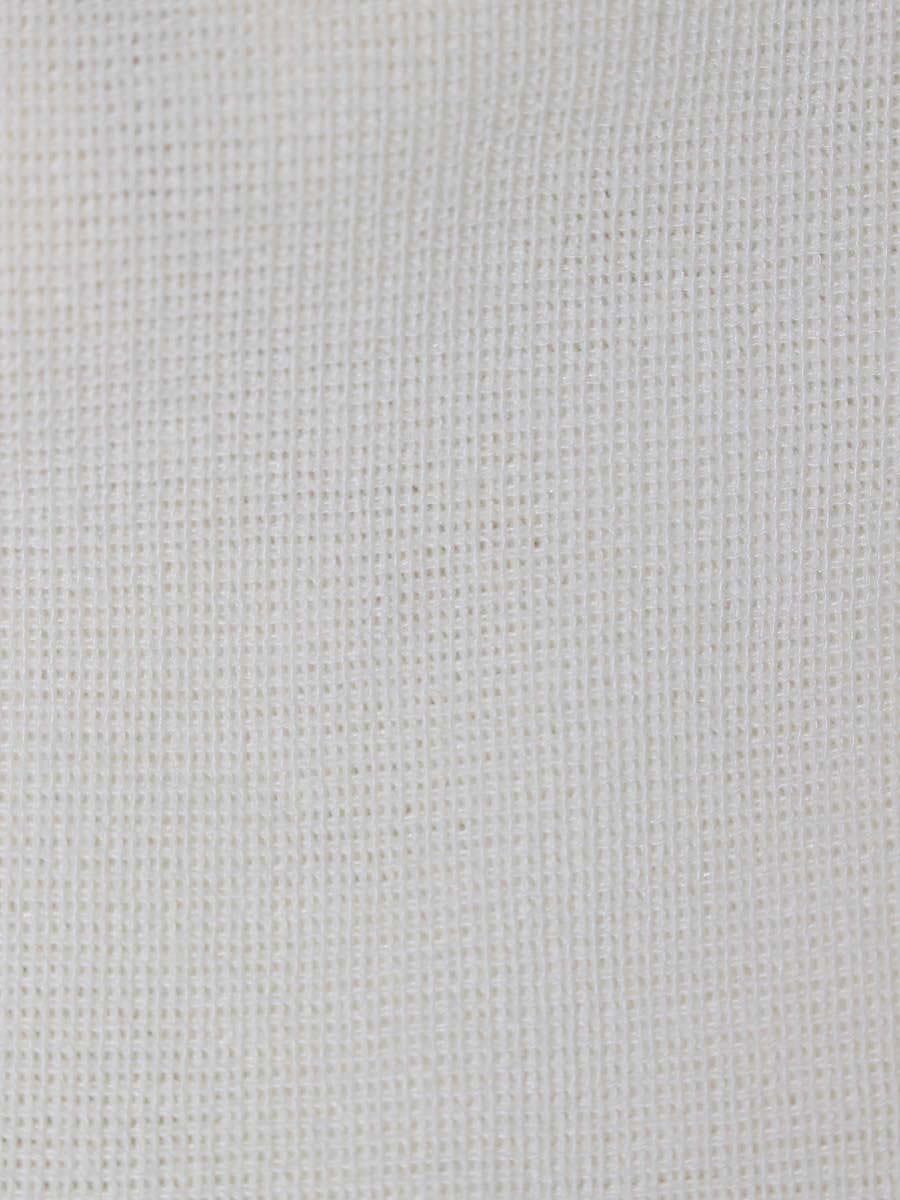 エムズグレイシー 128355 パーカー 40 ホワイト ボタン ニット ITEZ6I8DFRUA