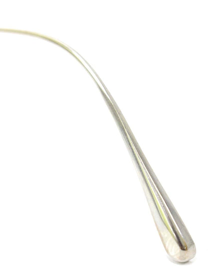 内藤熊八作 N-08 メガネ ネイビー/シルバー チタンフレーム フルリム ボストン ITDK8E39D08O 【SALE】