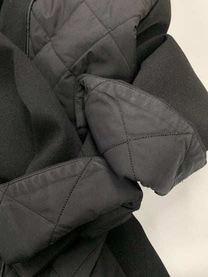 トゥービーシック 【L】光電子キルティングノーカラー ロングコート W7A02-835-09 44 ブラック 2023年モデル ITF3D8B630DS