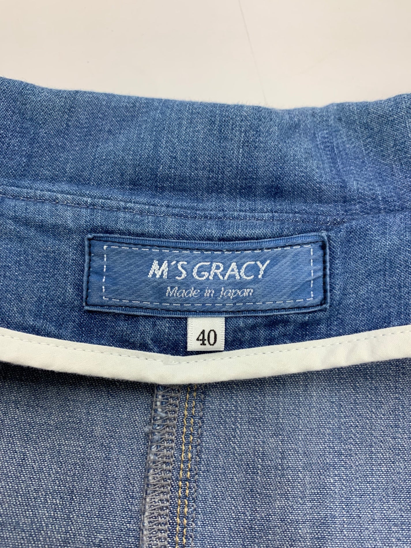 エムズグレイシー デニムティアードコート 219105 デニムコート 40