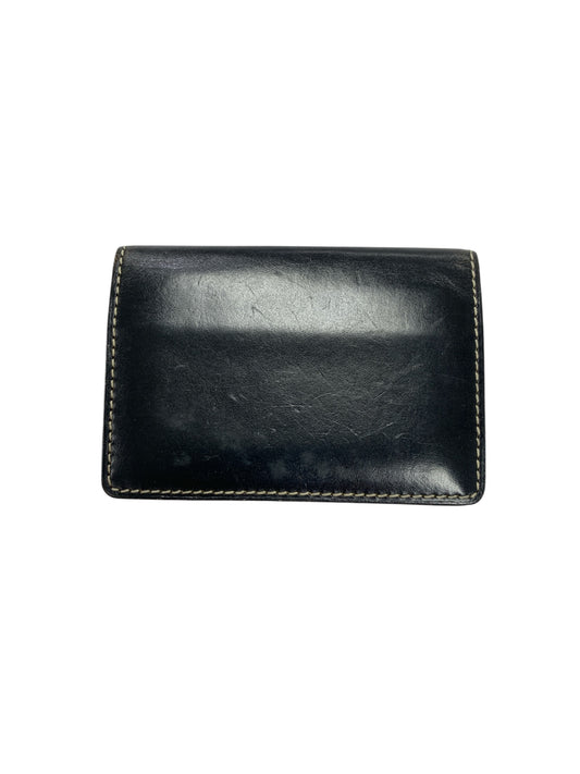 ガンゾ 名刺入れ ブラック レザー ITWH9ZO34TWY