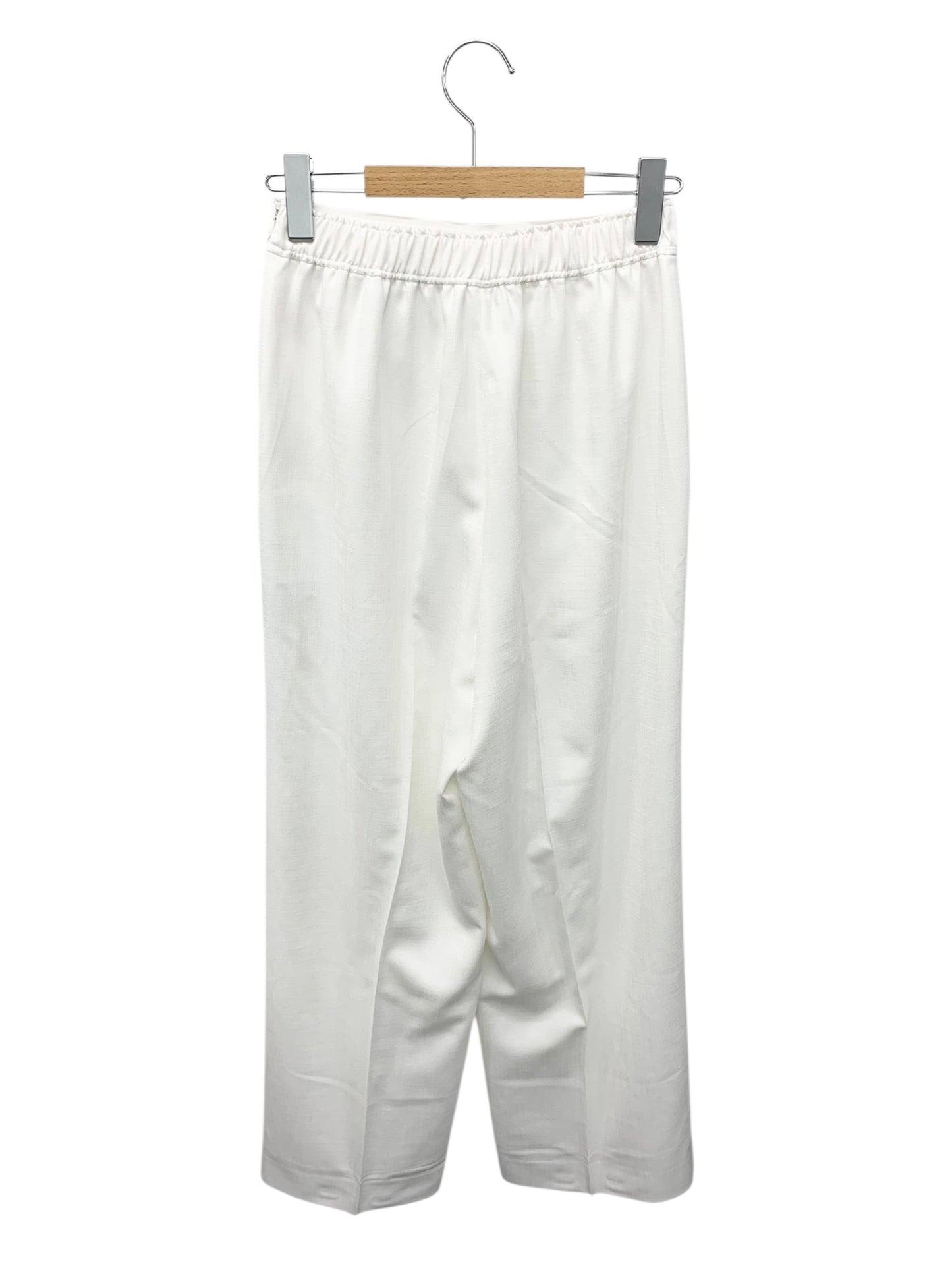 フォクシーニューヨーク VIVANT PANTS 42739 パンツ 38 ホワイト タック ITCXPD5N7ZUO