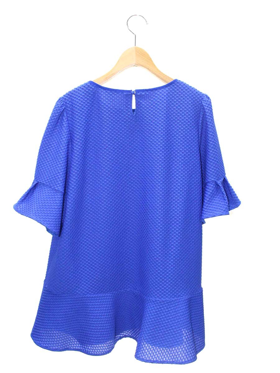 トゥービーシック W7P05-142-20 カットソー 44 ブルー エンボス加工 IT5BSW3YV174