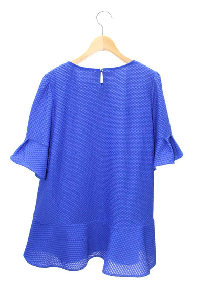 トゥービーシック W7P05-142-20 カットソー 44 ブルー エンボス加工 IT5BSW3YV174