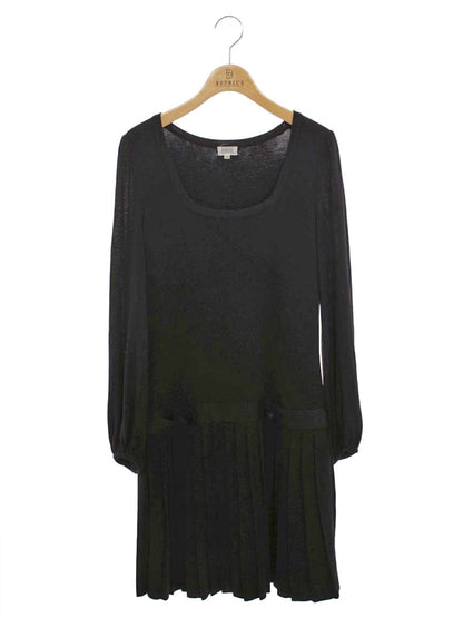 フォクシーブティック 24506 ワンピース 38 ブラック Knit Dress ITQBMW55H9U4