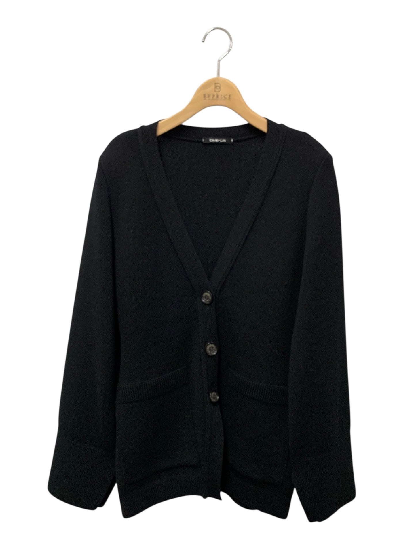 デイジーリン しっとりウールカーディガン アップタウンレディ 06737 38 ブラック ITALU6A33DR4