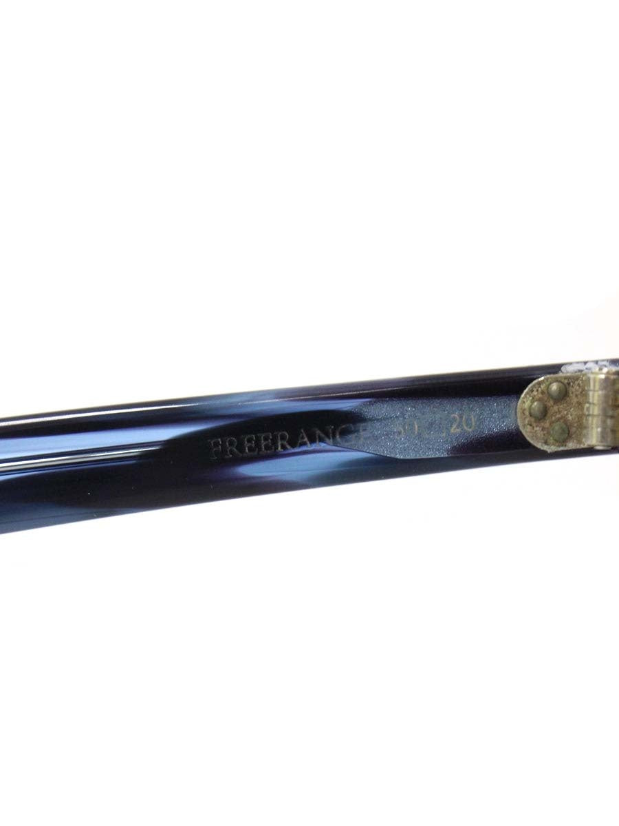 ayame（アヤメ） FREERANGE 眼鏡 メガネ ネイビー セルフレーム フルリム ウェリントン べっ甲柄 IT5R4IGF0GJH