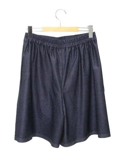 エムズグレイシー 316105 ショートパンツ 38 ネイビー デニム風 ITDSAJRXXNQ0