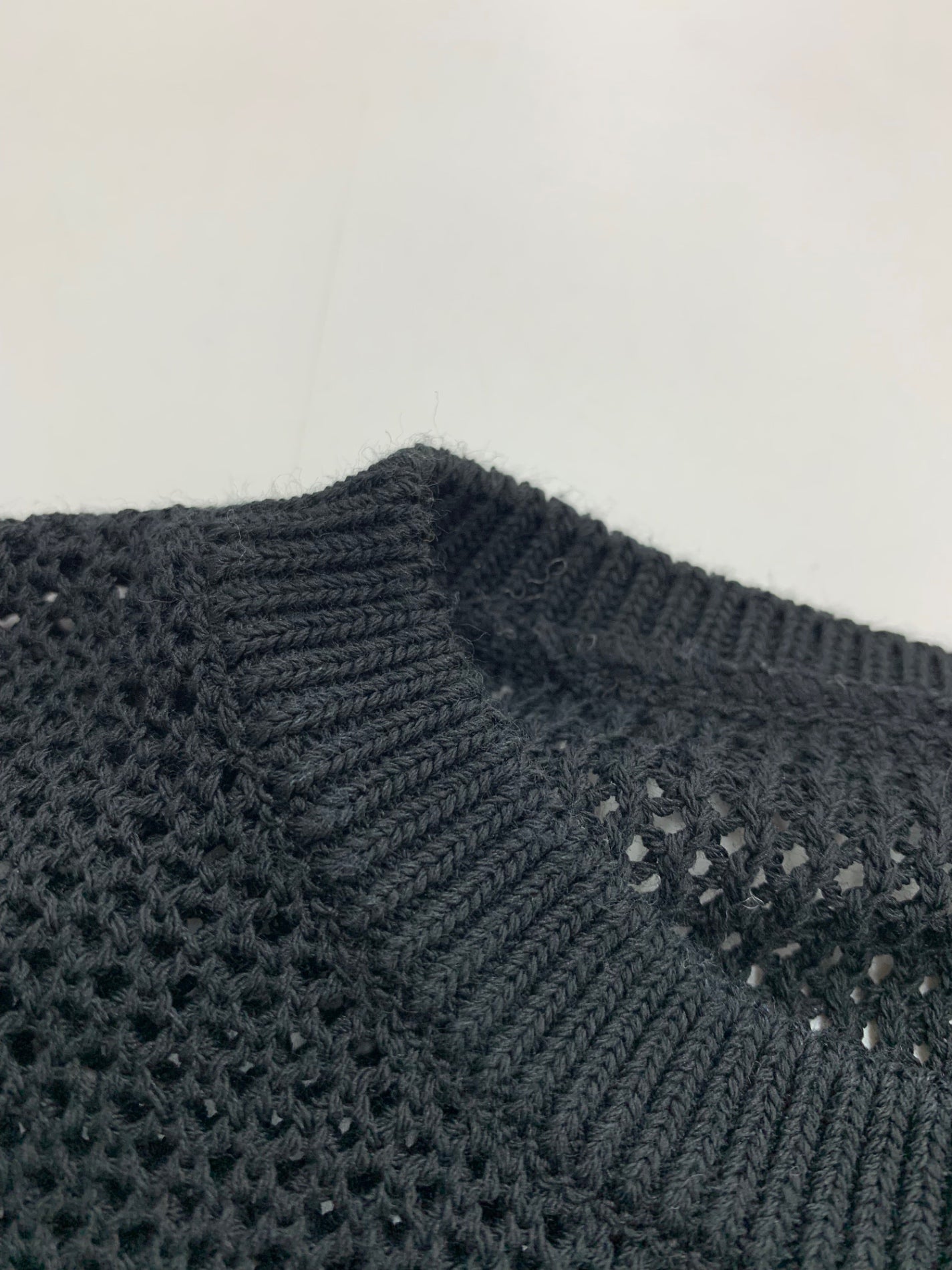 ルネ 5322010 トップス 36 ブラック パールボタン 五分袖 ITYW9JT1RP80