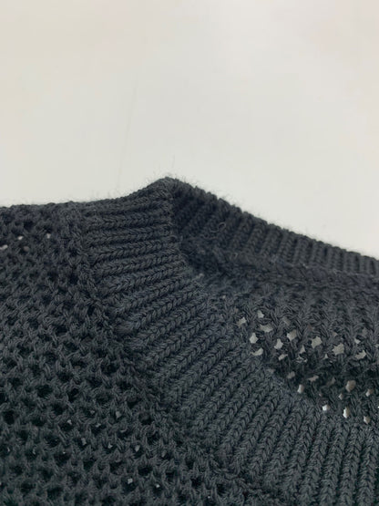 ルネ 5322010 トップス 36 ブラック パールボタン 五分袖 ITYW9JT1RP80