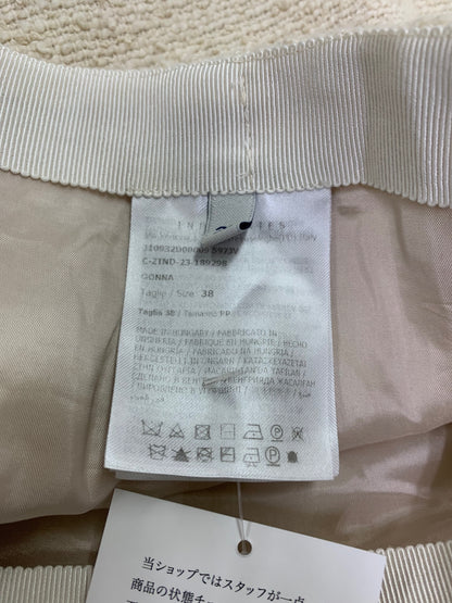 モンクレール GONNA SKIRTS 310932D00009 スカート 38 アイボリー ツイード IT1TEP933VMW