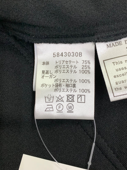 ルネ basic 5843030 ジャケット 36 ブラック フード付き ロング ベロア LIMITED EDITION IT03SD46F3WG