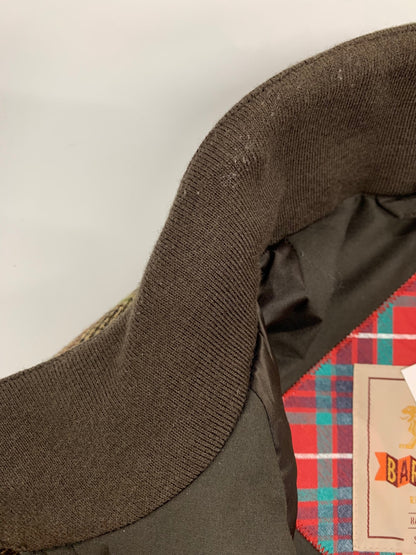 バラクータ G9 ハリントンジャケット 42 ブラウン コットン 千鳥格子 厚手 IT4K0GJ2NO74