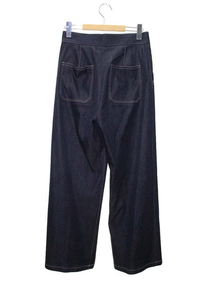 アナイ 1023271212066380 デニムパンツ 38 ネイビー ワイド ITSKE4C69K00 【SALE】