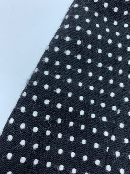 エムズグレイシー 321566 ワンピース 36 ブラック ウール混 ドット IT1LAK9SNA58