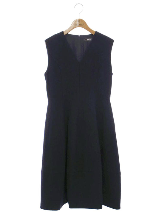 フォクシーブティック Dress V Baron 39477 ワンピース 42 ネイビー 2020年増産品 IT5X5AYYL4S8