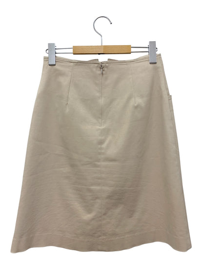 エムズグレイシー 627311 スカート 38 ベージュ リボン IT2SQJNELASK