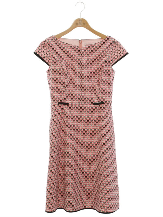 トッカ OPTOHM0530 ワンピース 2 ピンク スリットネック ITYCIHJN36RS