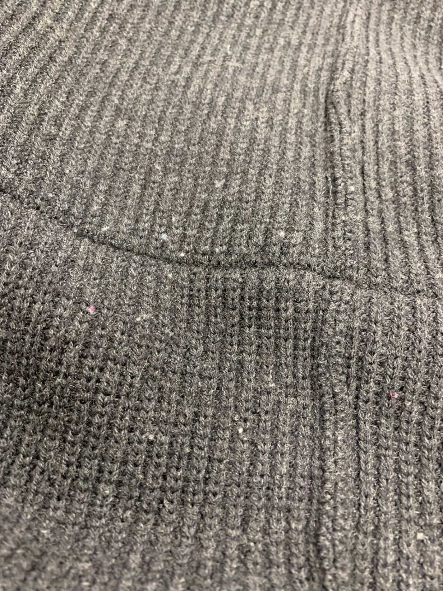 アナイ 16528-55-94-380 ジレ ベスト 38 チャコール ニット ラビットファー IT27S4D8L1XZ