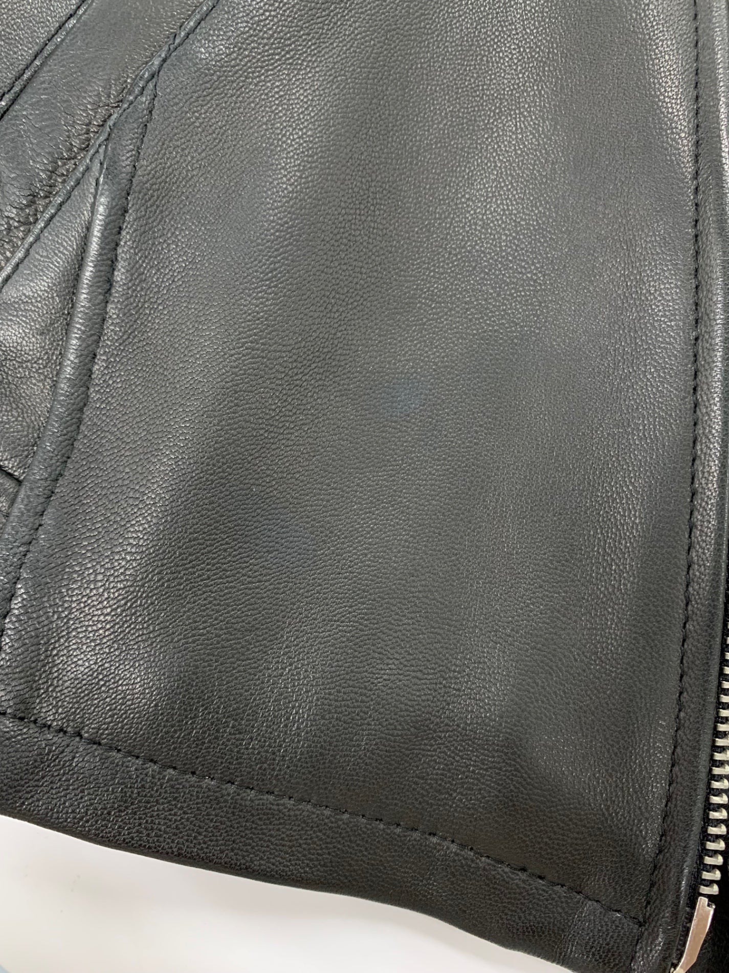 ハレ HA030007AD S ブラック ダブルライダースジャケット 羊革 | 中古