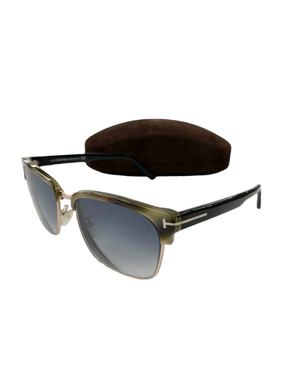 トムフォード River リバー TF367 サングラス ゴールド コンビフレーム ブロー ITN55ZZU1QW8