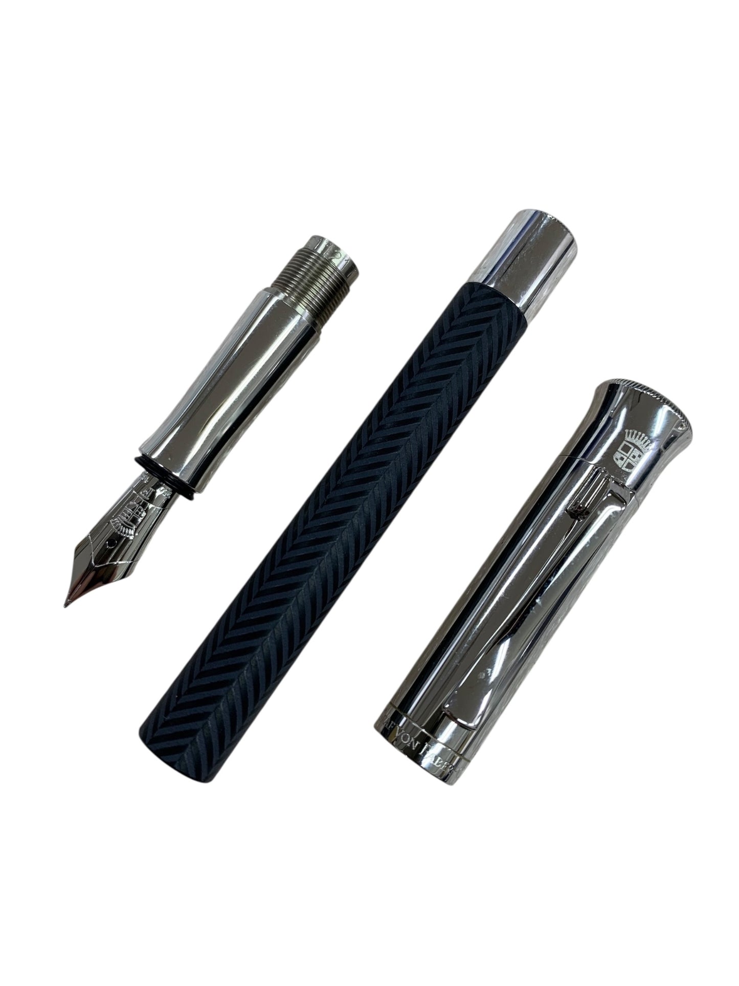 ファーバーカステル 万年筆 ギロシェ シスレー アンスラサイト F 18ct IT0WUZ3F9WMS