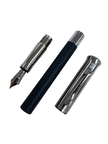 ファーバーカステル 万年筆 ギロシェ シスレー アンスラサイト F 18ct IT0WUZ3F9WMS